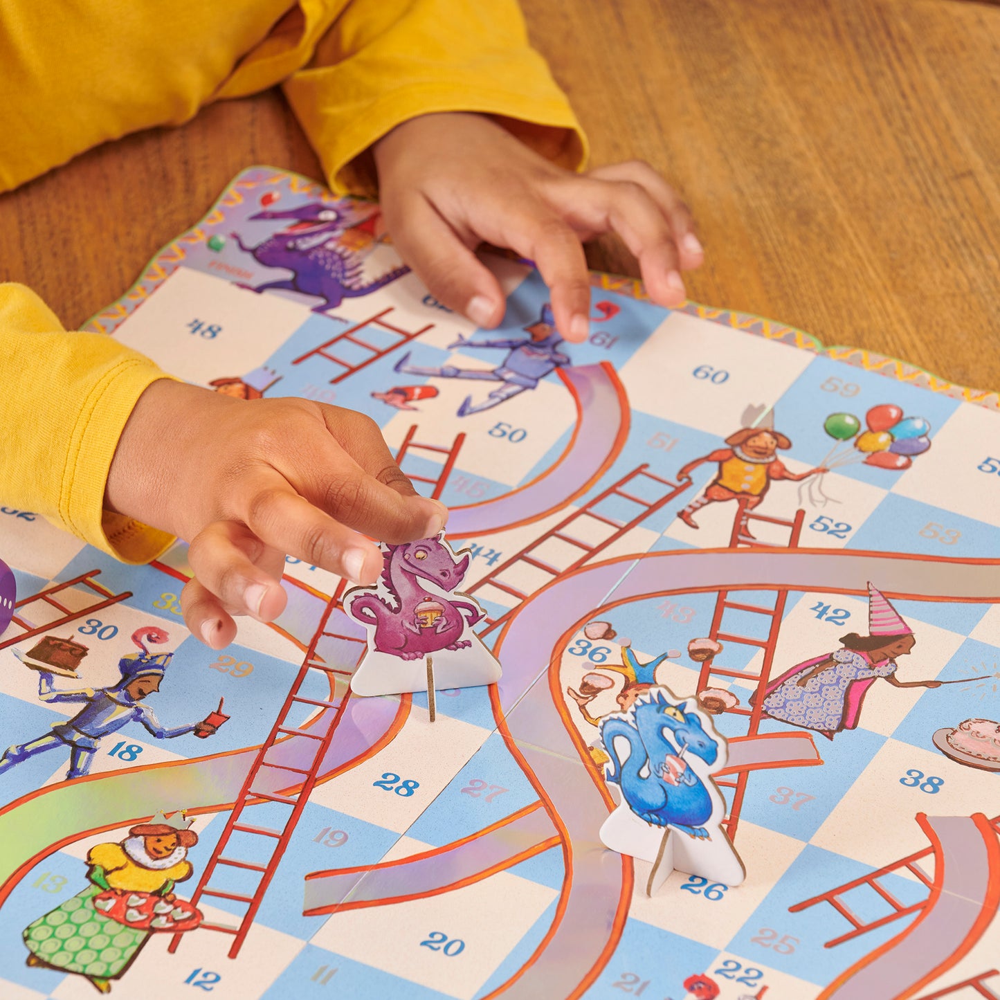 eeBoo Dragon Slips & Ladders Board Game
