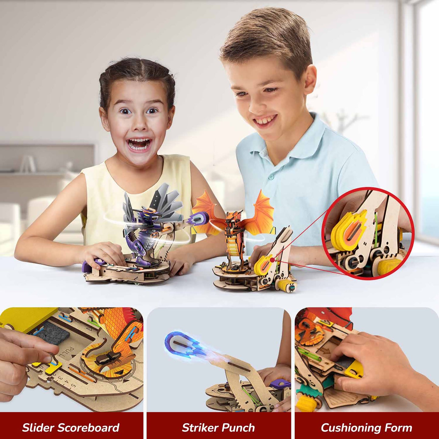 Smartivity Steam Warriors Clash Of Dragons DIY Battle Game