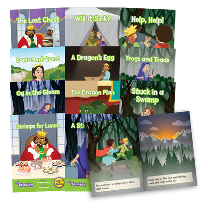 Junior Learning Beanies Diversity Phase 4 - 12 Book Hi-Lo Decodable Set