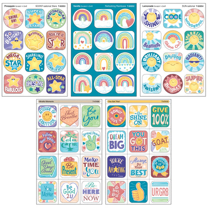 TREND Scratch 'N Sniff Be Your Best – Scented Stickers 120ct Motivation Pack
