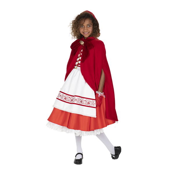 Dressy Daisy Little Red Riding Hood Costume - Infant Baby Girl Dress With Cloak Cape 3-24 Months