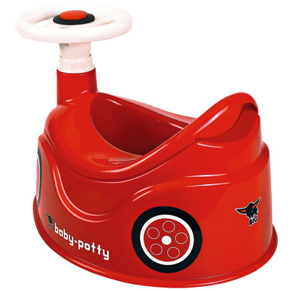 BIG Baby Potty Bobby Car Design red with steering wheel, ages 18 months+
