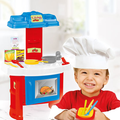 Dolu Chef's Kitchen Playset - Colorful 20pc Set for Toddlers