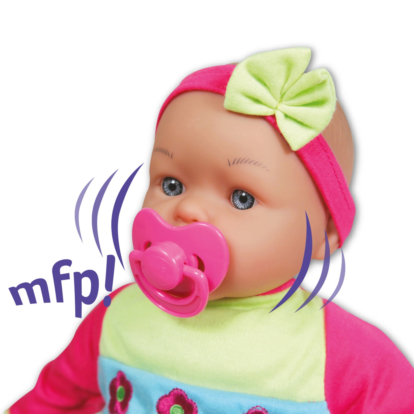 Lissi 15 inch Floral Interactive Baby Doll with Accessories