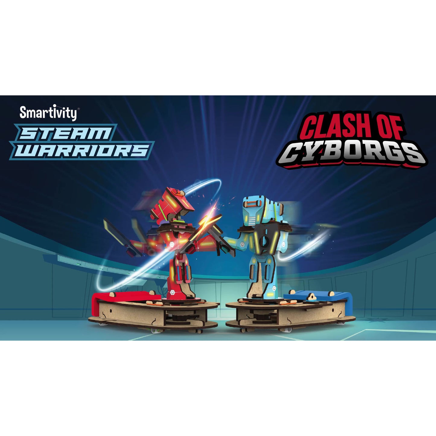 Smartivity Steam Warriors - Clash of Cyborgs - DIY Battle Game