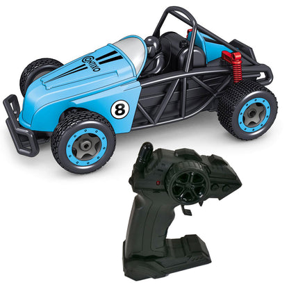 Contixo SC8 Buggy blue RC car with remote control and dual-speed racing features
