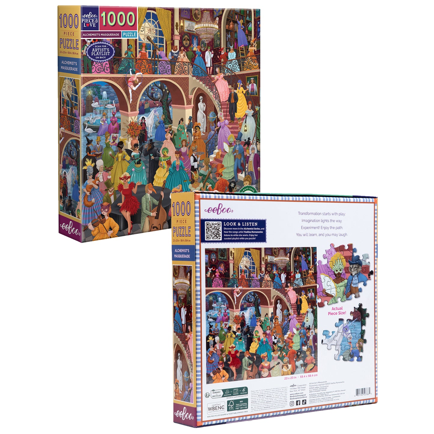 Piece&Love Alchemist's Masquerade Jigsaw Puzzle - 1000 pc