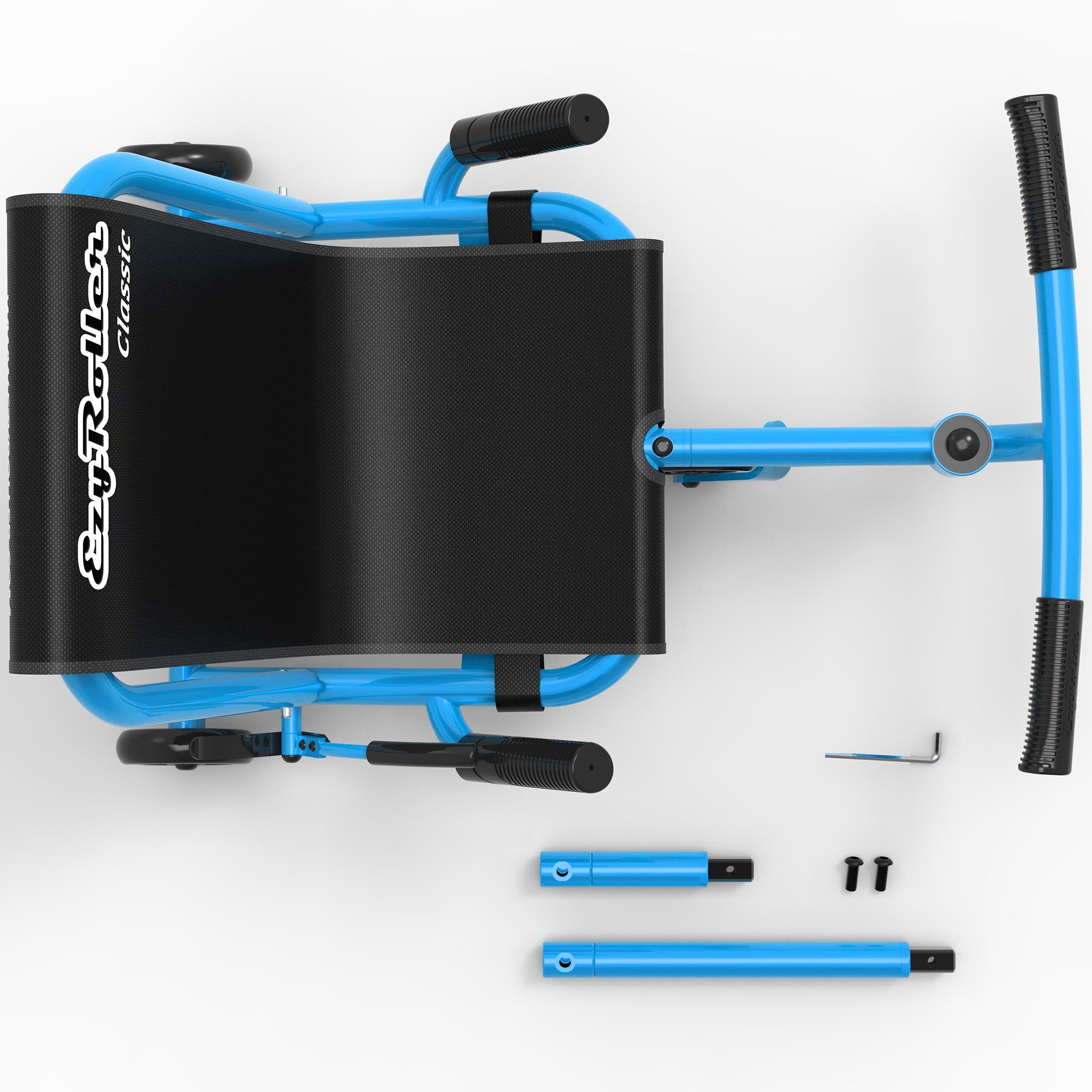 EzyRoller Classic Aqua Blue Ride-On With Leg-Powered Motion – Toys