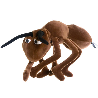 Living Puppets: Addie The Ant hand puppet, brown ant character with large eyes and black antennae