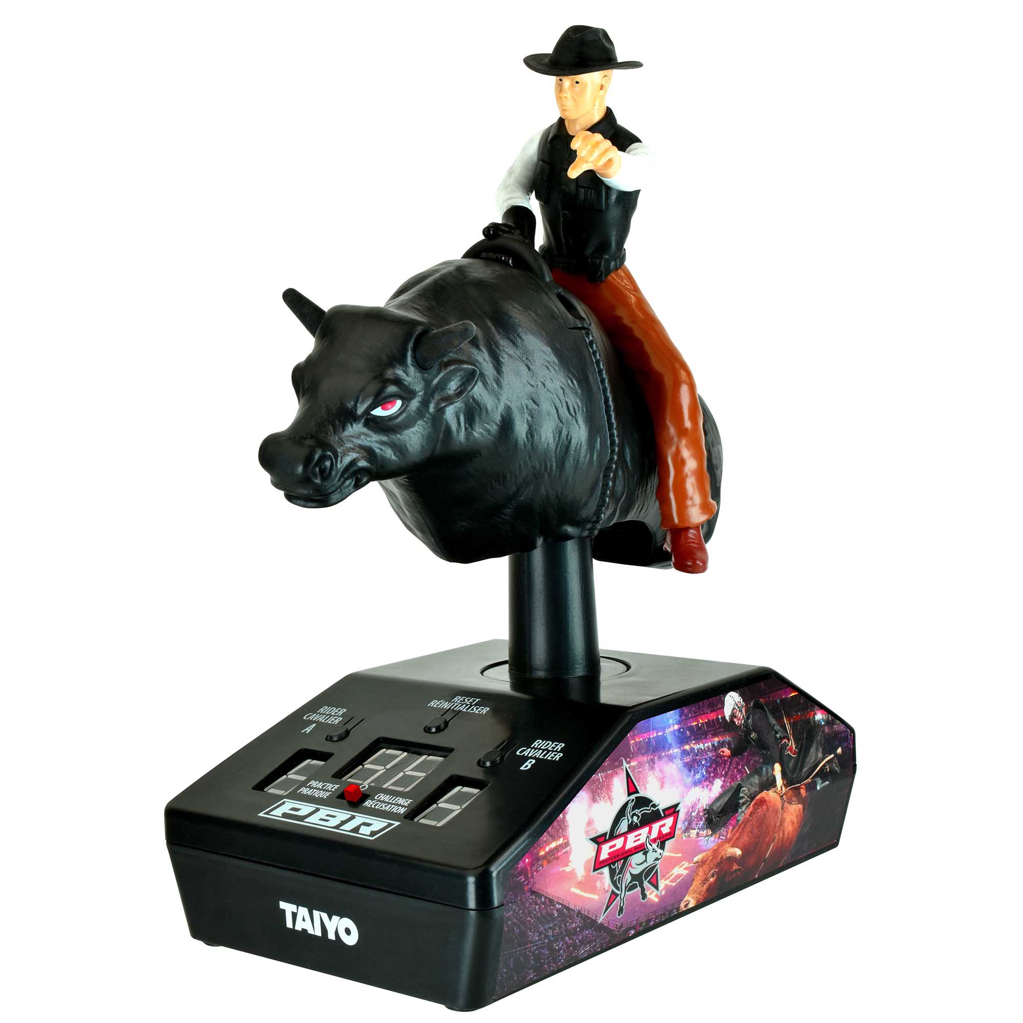 Taiyo PBR Bull Riding Showdown - RC Riding Simulator - Black – Toys
