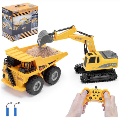 CMJ RC Car: Twin Pack - Digger & Dumper