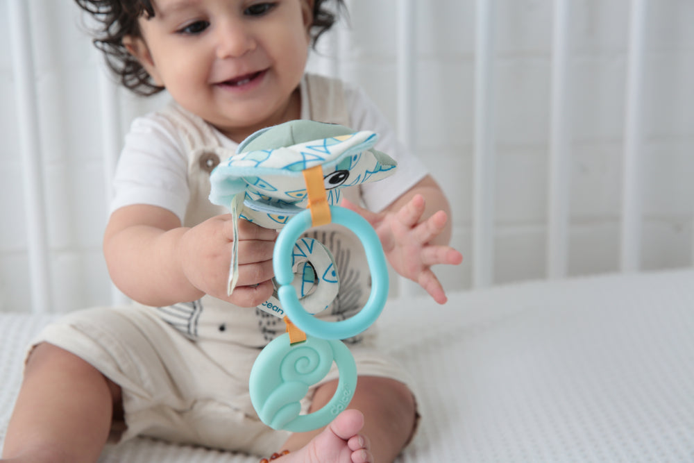 Dolce Sammy the Seahorse Interactive Teether - Blue