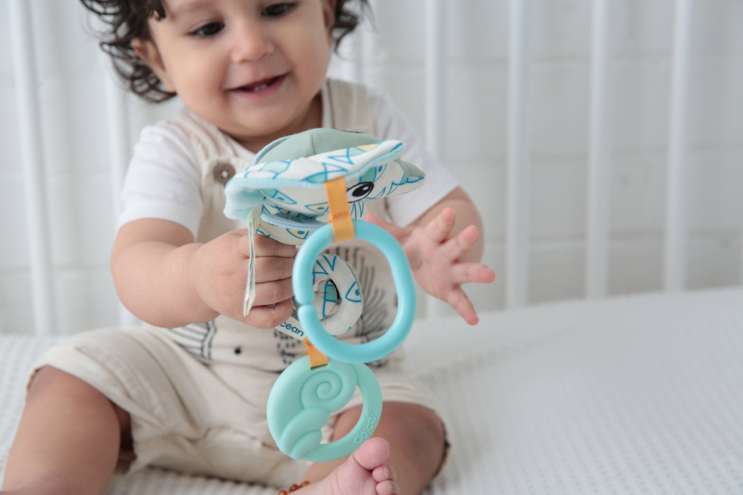 Dolce Sammy the Seahorse Interactive Teether - Blue
