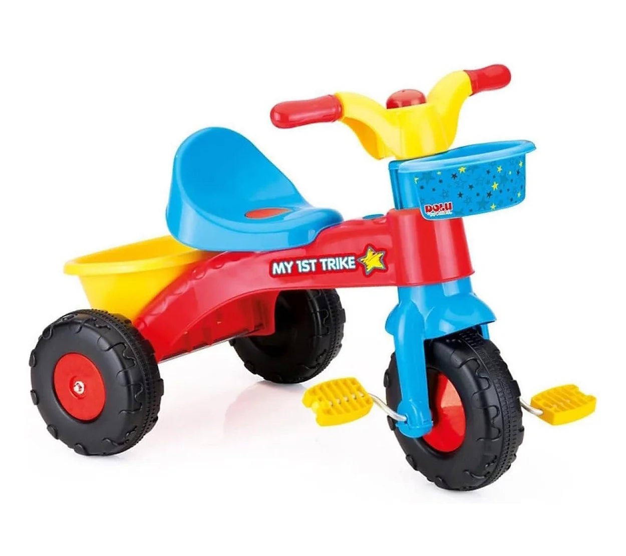 pedal tricycle Dolu My First Trike Bike For Kids 2+ w/ Parental Control Handle Attachment