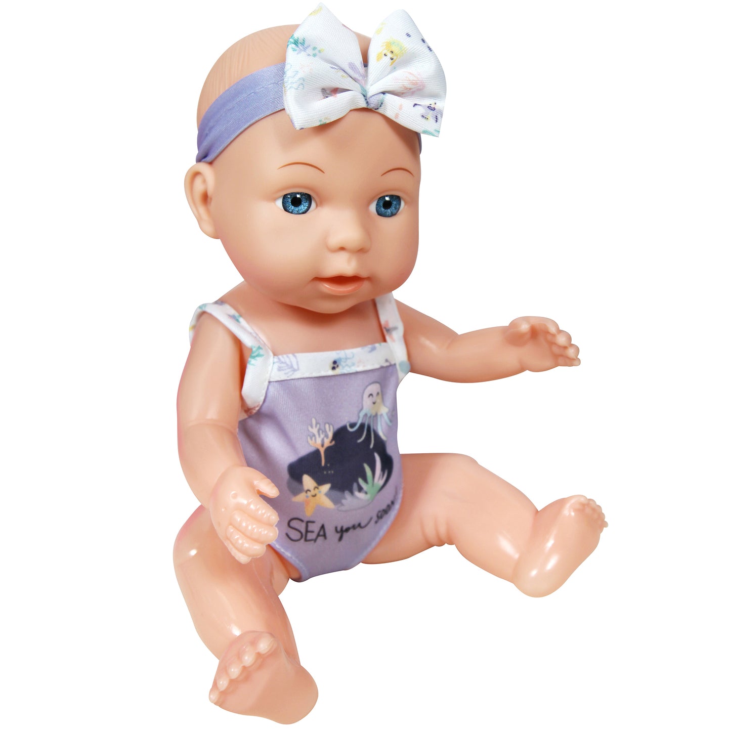 Lissi Sea Adventure 12" Baby Doll Bath Tub Playset with Care Accessories