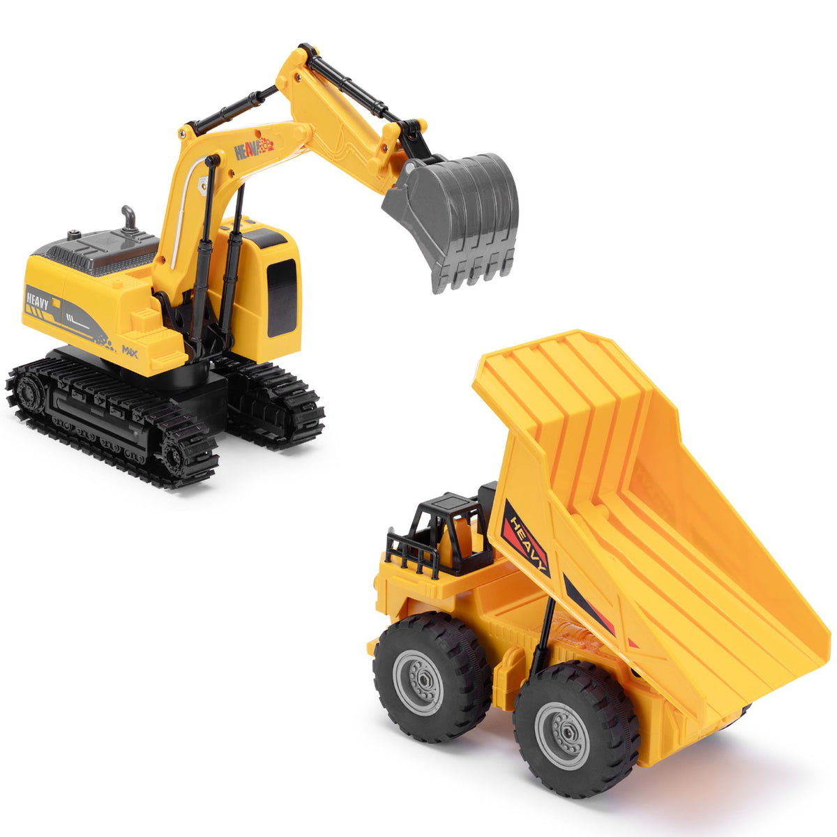 CMJ RC Car: Twin Pack - Digger & Dumper