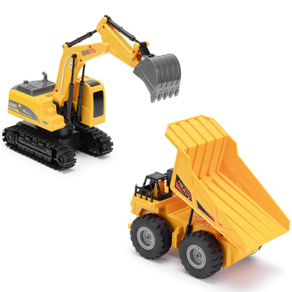 CMJ RC Car: Twin Pack - Digger & Dumper