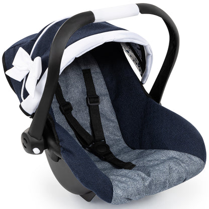 Bayer Design Deluxe Doll Car Seat with Sunshade, Up to 18" Dolls