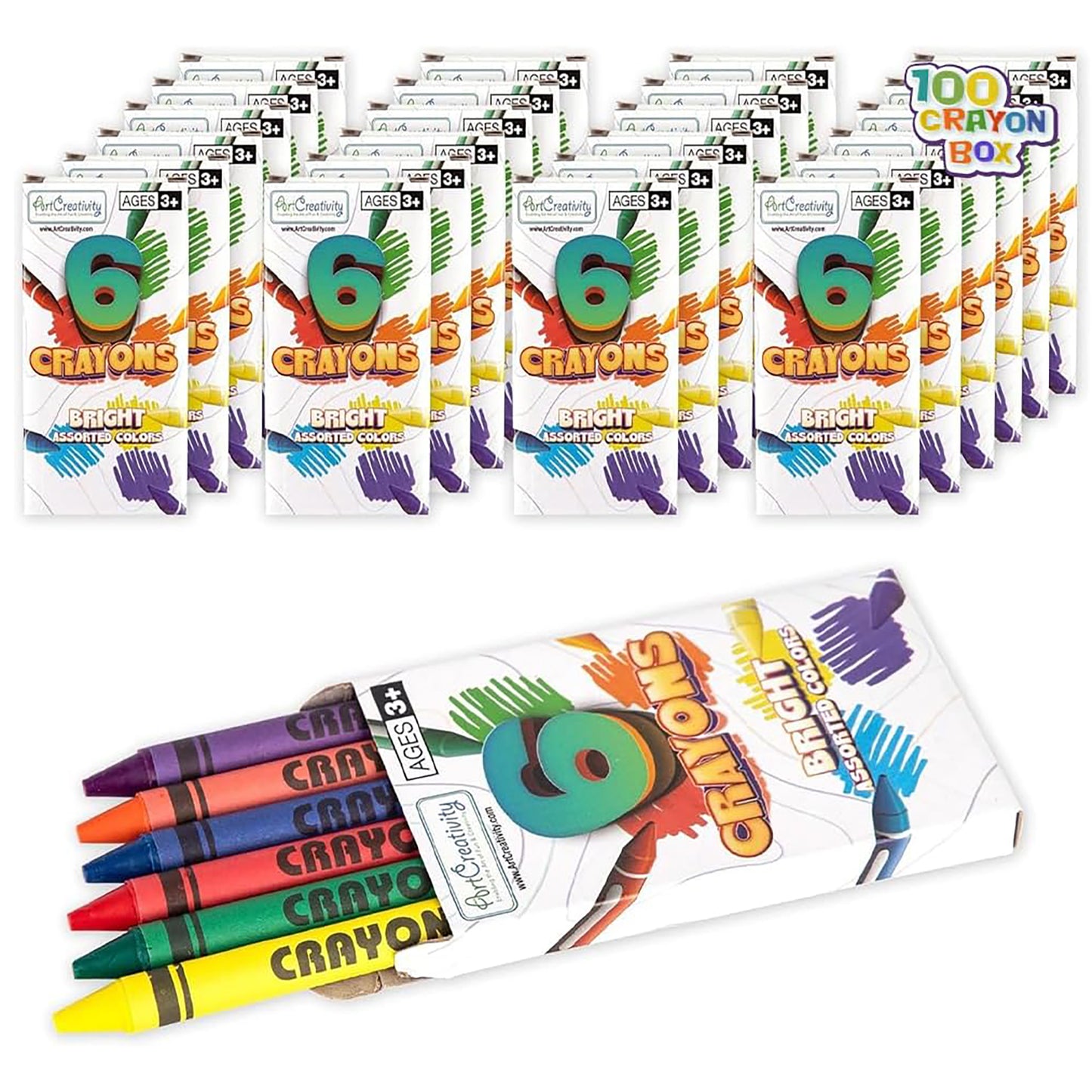 Crayon Bulk Set: 100 Packs