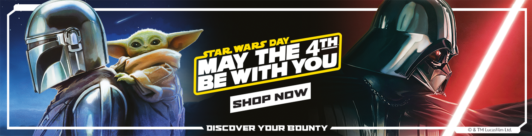 Star wars day - may the 4th be with you - shop now