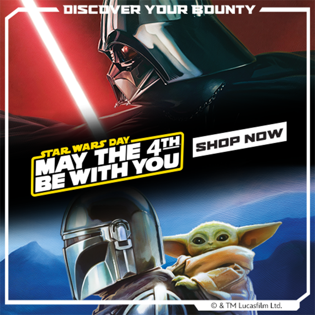 Star wars day - may the 4th be with you - shop now