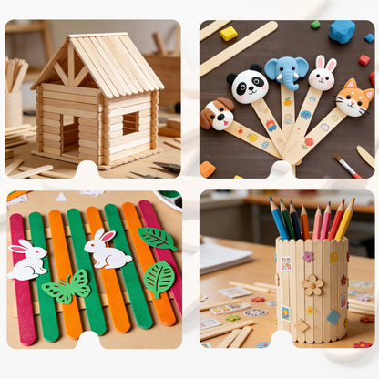 Easy Playhouse: Craft Sticks - 2000 ct