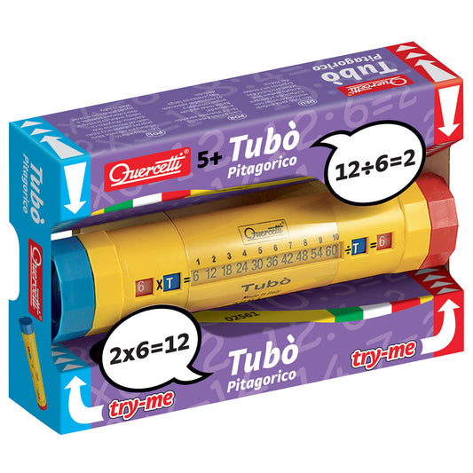 Quercetti Tubo Multiplication - Interactive Math Whiz Toy - Learn Division & Multiplication