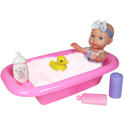 Lissi Sea Adventure 12" Baby Doll Bath Tub Playset with Care Accessories