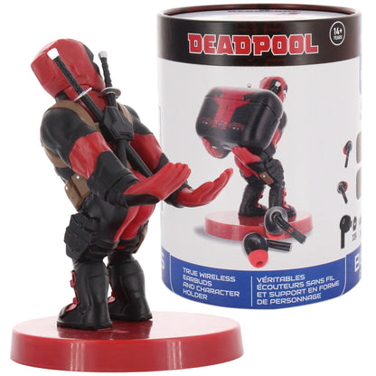 Exquisite Gaming Deadpool Pro Buds & Holdems - Marvel Bluetooth Earbuds