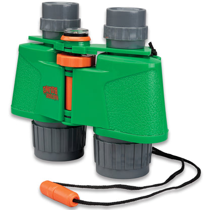 Nature Bound 6x35 Kids Binoculars with Compass - Outdoor Adventure Toy for Ages 3+