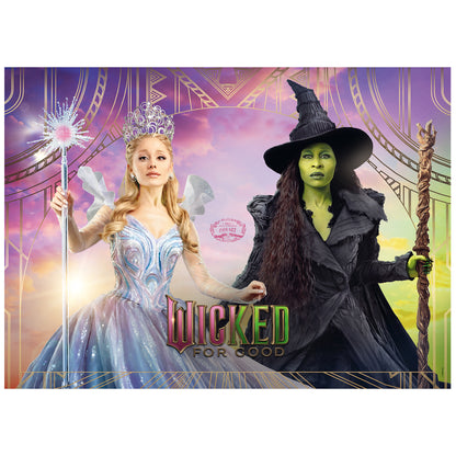 TEAMPUZZLE: WICKED For Good 1,000pc jigsaw puzzle featuring Glinda and Elphaba characters