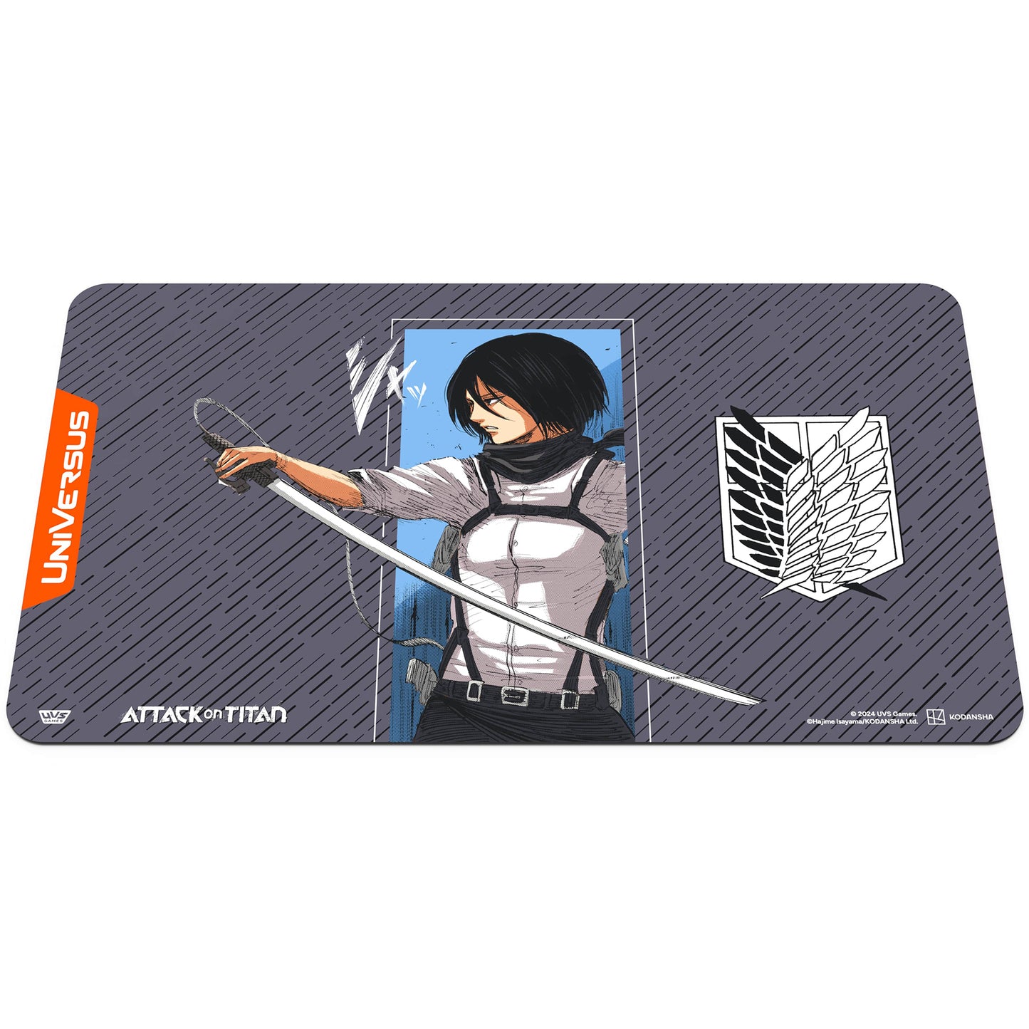 UniVersus Attack on Titan Mikasa Ackerman Premium Playmat