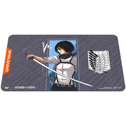 UniVersus Attack on Titan Mikasa Ackerman Premium Playmat