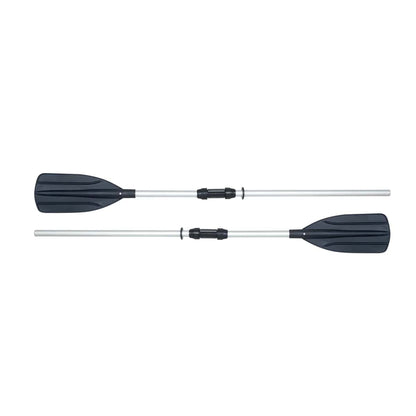 Bestway Sectional Aluminum Oars, 57 inch - Silver Dual-Purpose Paddles