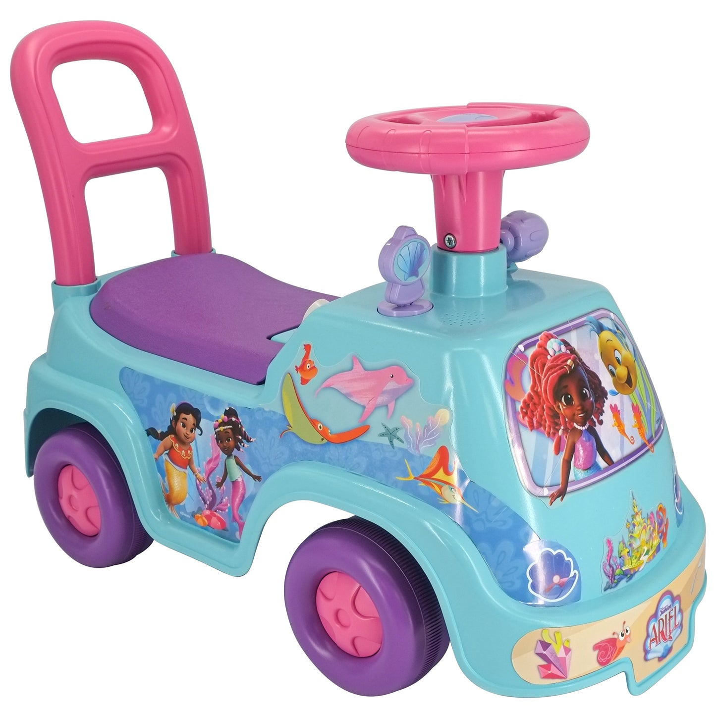 Kiddieland - My First Adventure Ride-On - Ariel Sea Disney Light & Sound - Suitable for 12 mo+