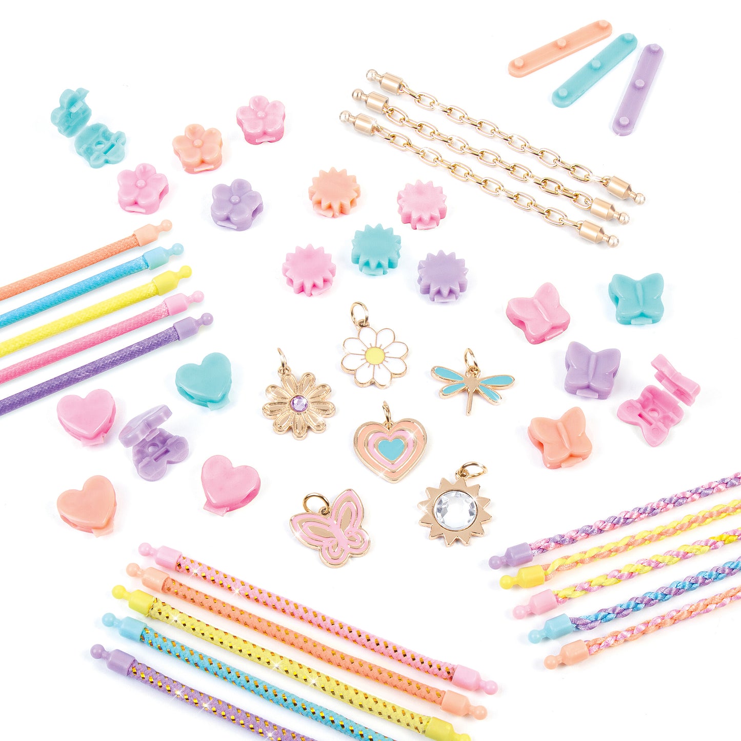 MIR Pastel Paradise Jewelry Kit - Bracelet & Necklace Crafting Set