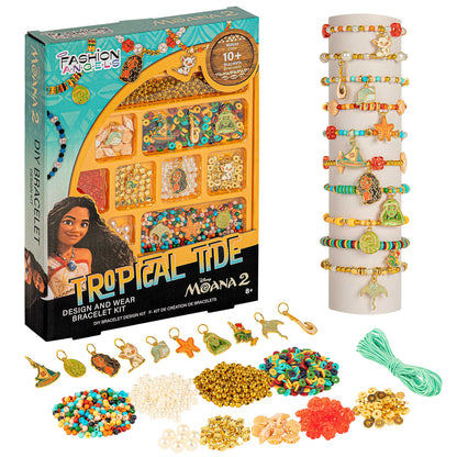 Disney Moana 2 Tropical Tide Jewelry Kit with beads, charms, and bracelet-making supplies