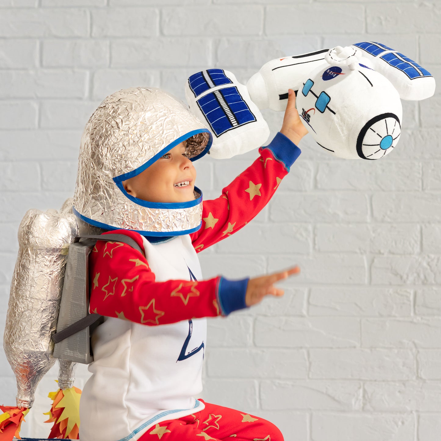 Cosmic Cuddles Space Station 12 inch Soft Plush Toy