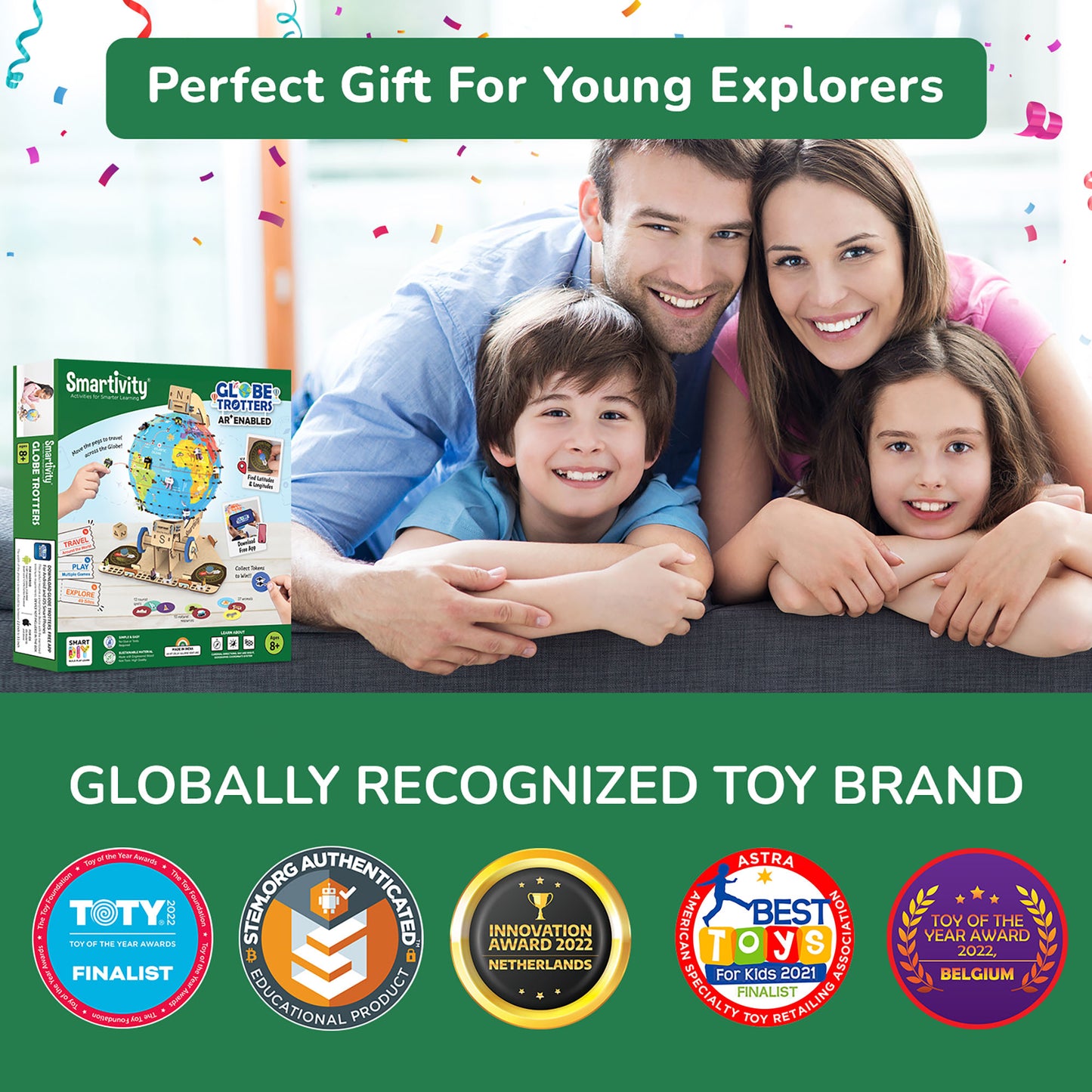 Smartivity Globe Trotters - Interactive AR Globe Kit