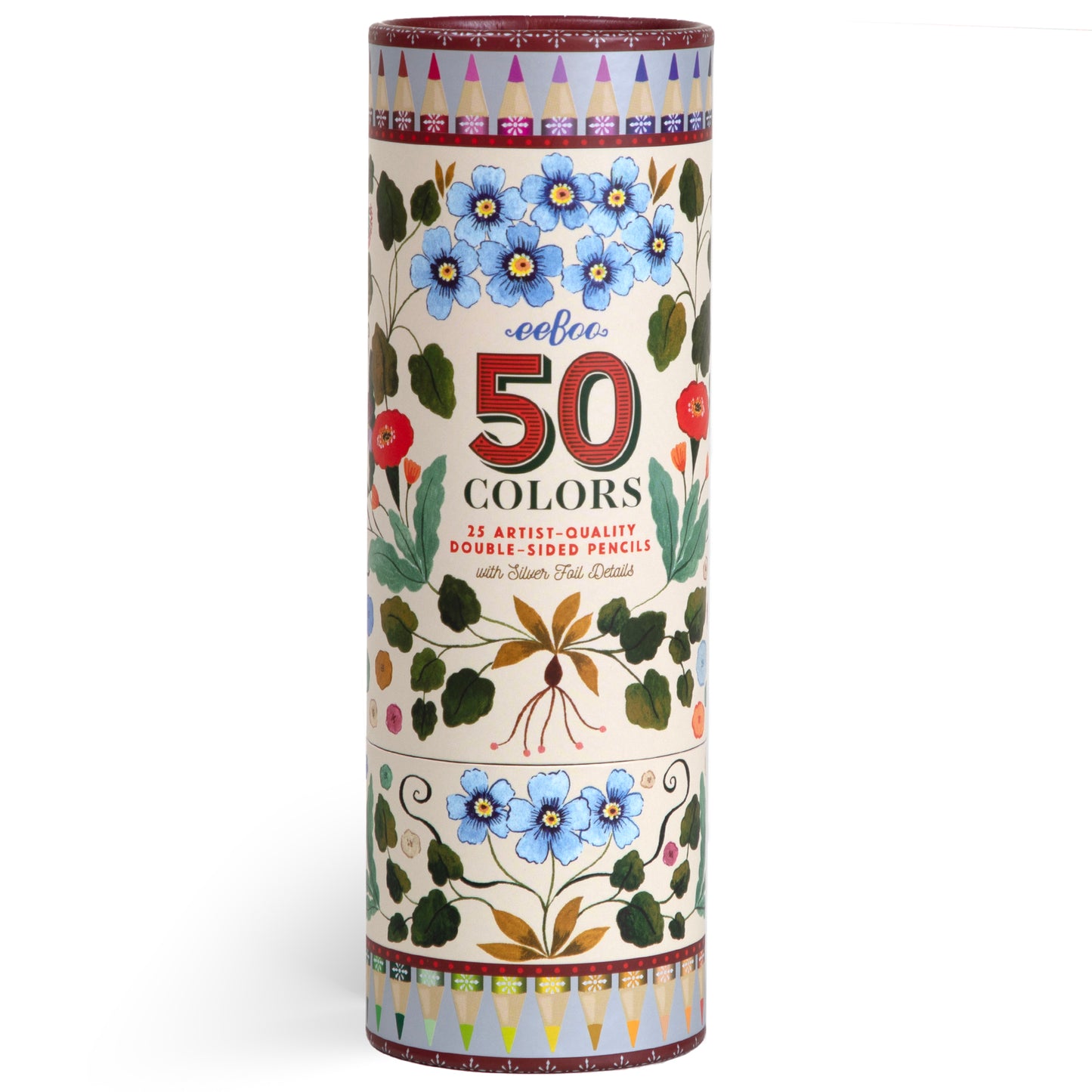 Piece&Love Flora's Double-Sided Colored Pencils - 25pc Set