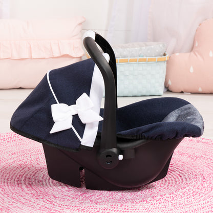Bayer Design Deluxe Doll Car Seat with Sunshade, Up to 18" Dolls