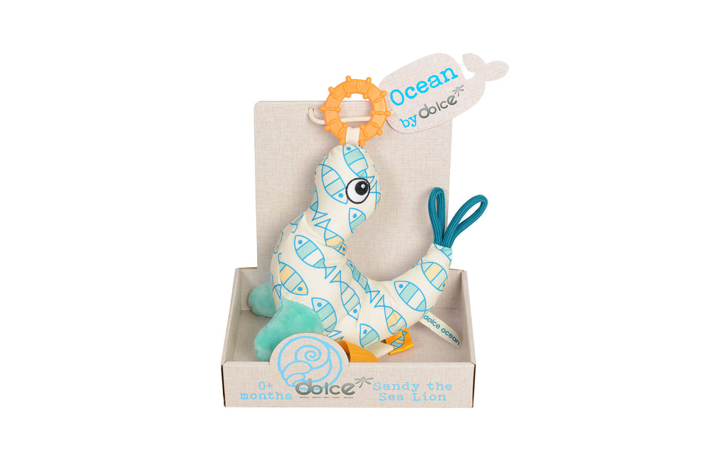 Dolce Toys Ocean Series Sandy the Sea Lion Interactive Plush