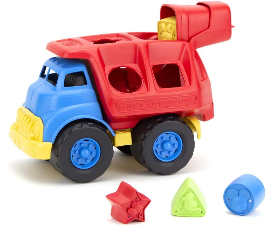 Green Toys Disney Baby Mickey Mouse Shape Sorter Truck Multicolor