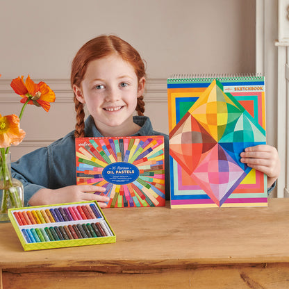 eeBoo Artist Collection Vibrant Oil Pastels Set - Rainbow 36 Colors
