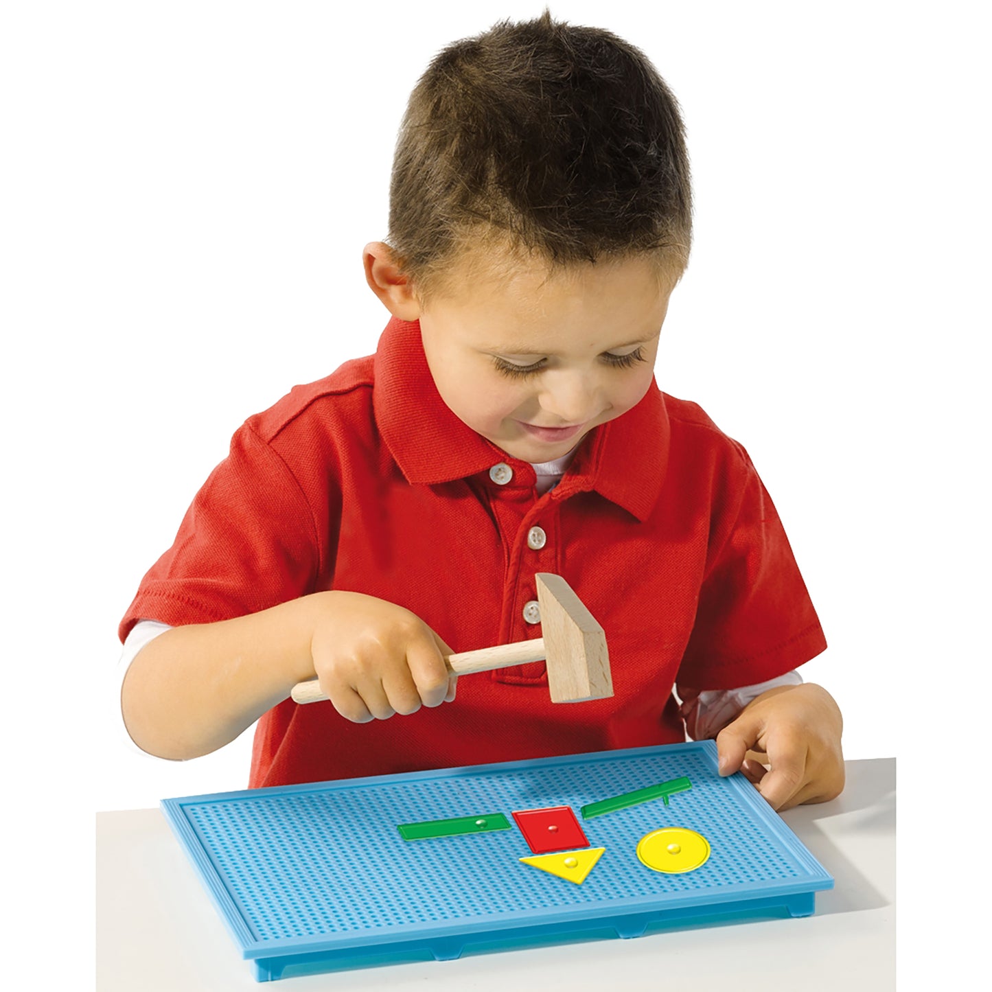 SES Creative My First Hammer Tap Tap - Colorful Shape and Scene Crafting Toy for Toddlers