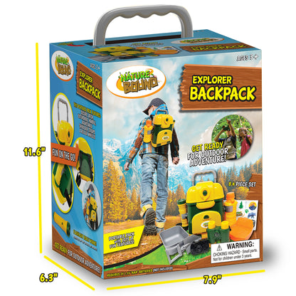 Nature Bound Explorer Backpack – 9pc Toddler Adventure Kit