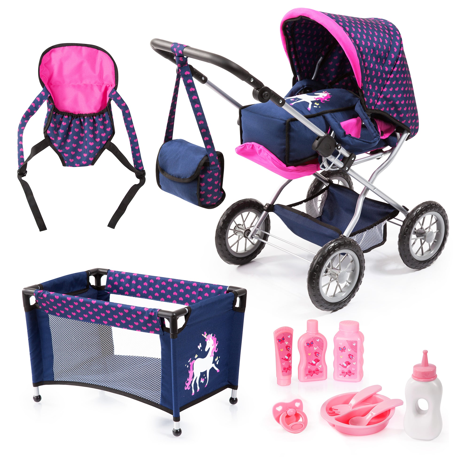 Bayer Doll Combi Grande Mega Set, Pink
