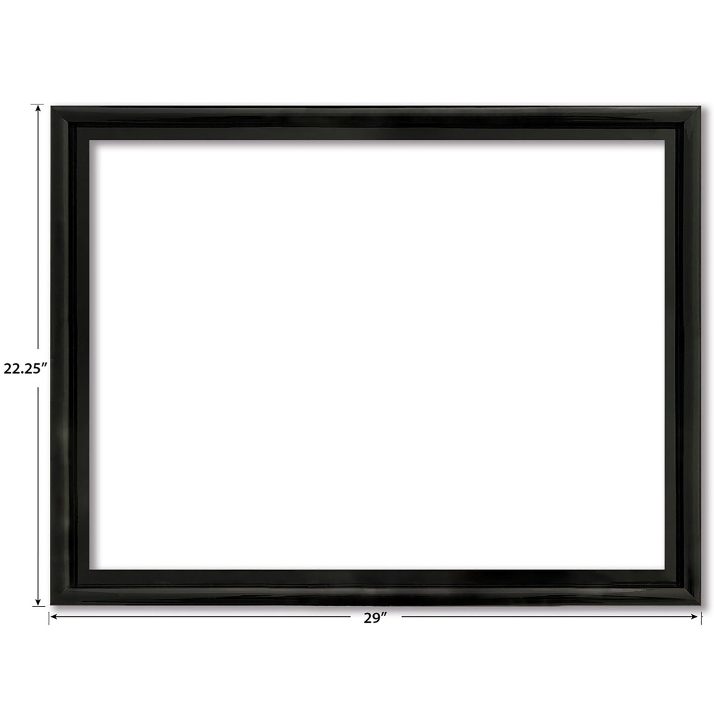 RoseArt Puzzle Frame Kit black frame 29x22.25 inches for displaying puzzles
