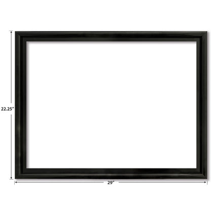 RoseArt Puzzle Frame Kit black frame 29x22.25 inches for displaying puzzles