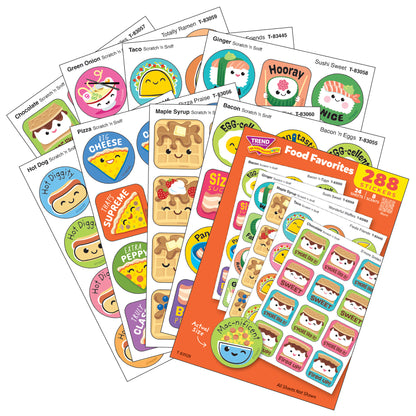 TREND Retro Food Favorites Scratch 'N Sniff Stickers - 288ct with 8 Scents
